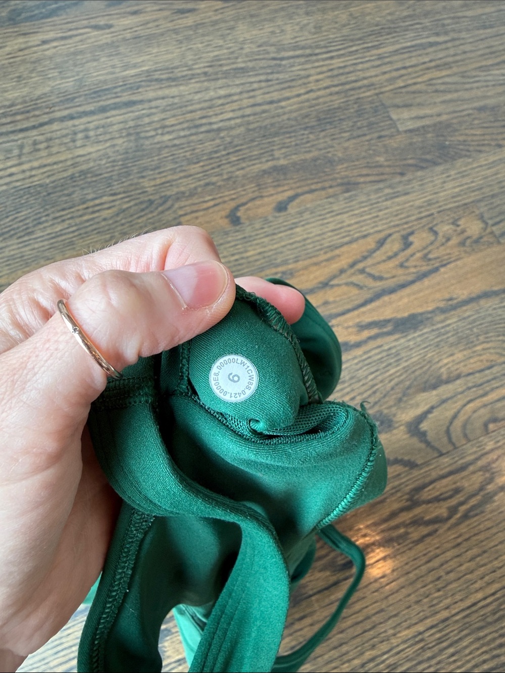 Matching Set Lululemon Align Tank & Align Shorts 5” Everglade Green EUC - Picture 7 of 17